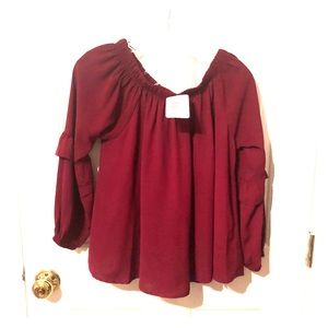Off the shoulder top